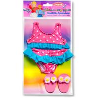 Heless Poppenbikini met slippers, 28-35 cm - thumbnail