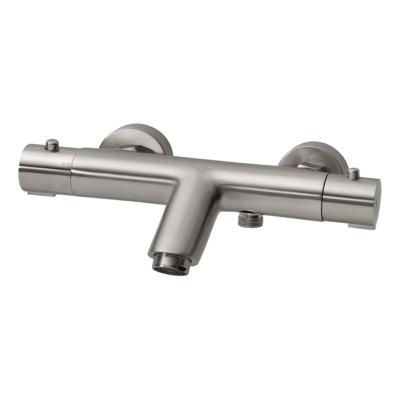 Thermostaatkraan Wiesbaden Rio badkraan geborsteld staal