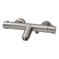 Thermostaatkraan Wiesbaden Rio badkraan geborsteld staal - thumbnail