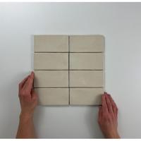 Wandtegel Atlas Vision Brillo 7.5x15 cm Glans Creme J-Stone - thumbnail