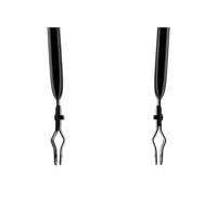 Simson rugleuning smal zwart met vinyl rugkussen - thumbnail