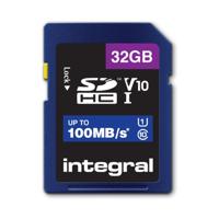 Integral INSDH32G-100V10 flashgeheugen 32 GB SD UHS-I - thumbnail