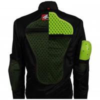 UFO PLAST "taiga" jas enduro jacket ufo black/orange gr. m - thumbnail