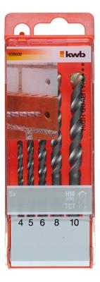 KWB Steenborenset 5-Delig boorset