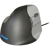 Evoluent Vertical Mouse 4 VM4R Ergonomische muis USB Optisch Zwart, Zilver 6 Toetsen 2800 dpi Ergonomisch - thumbnail