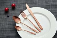 Buccan - Bestekset - London - 24 delig - Rosegoud - thumbnail