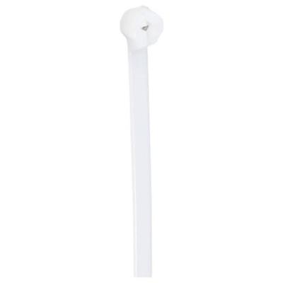 TRU COMPONENTS TC-12814156 Kabelbinder 300 mm 4.8 mm Natuur Met metalen tong, Chemische bestendigheid 100 stuk(s)