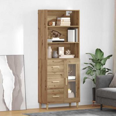 Hoge kast Artisan Eiken 69,5 x 32,5 x 180 cm Bewerkt hout