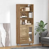 Hoge kast Artisan Eiken 69,5 x 32,5 x 180 cm Bewerkt hout - thumbnail