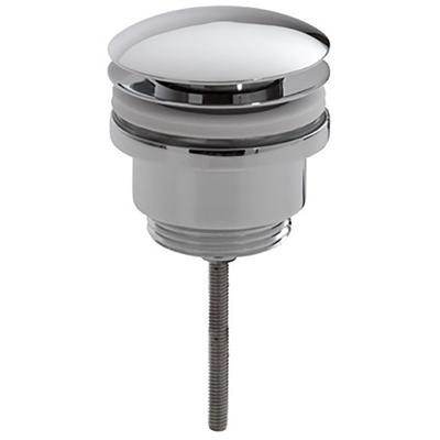 Wiesbaden Caral Clickwaste Afvoerplug Chroom 5/4" - Stijlvolle Wastafeloplossing