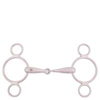 BR 3ring RVS pessoabit zilver maat:13,5 - thumbnail