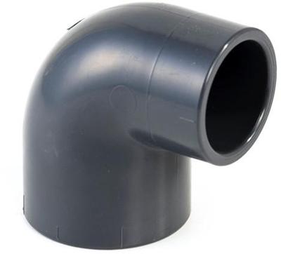 Druk PVC verloopknie 90gr - 50 x (50)/40mm - 16 bar