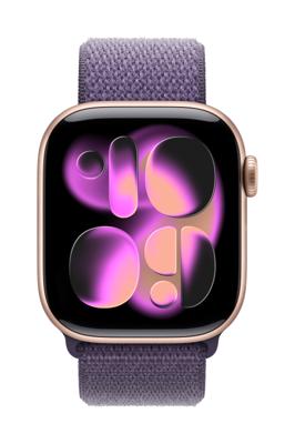 Apple Watch Band - Geweven sportbandje - 42 mm - Zachtpaars - Eén maat voor de meeste polsen