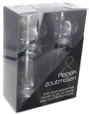 Peper & zoutmolen 19,5 cm Peper & zoutmolen 19,5 cm