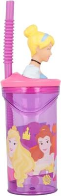 Beker met Rietje Disney Princess CZ11334 3D Roze
