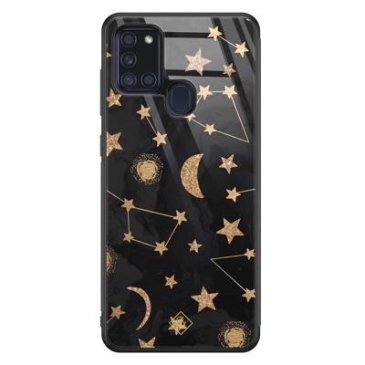 Samsung Galaxy A21s glazen hardcase - Counting the stars
