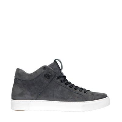 Manfield nubuck sneakers grijs