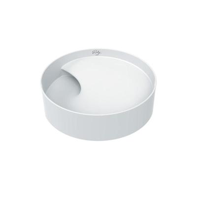 Creavit Ruby waskom - 40x40x11 - rond - opbouw - keramiek - wit glans RB141-00CB42E-0000 Creavit Ruby waskom - 40x40x11 - rond - opbouw - keramiek - wit glans RB141-00CB42E-0000