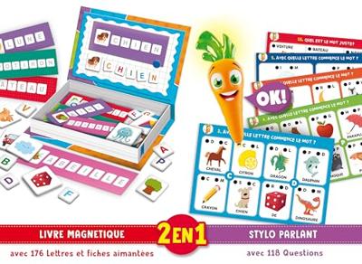 Pratende pen en magnetisch speelgoed - CAROTINA - Spelenderwijs leren