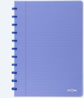 Atoma Seyes schrift, ft A4, 144 bladzijden, PP, gelijnd, geassorteerde kleuren - thumbnail