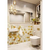 Fontein Mondiaz Tyne 40 cm Solid Surface Positie Rechts 1 Kraangat Talc Mondiaz - thumbnail