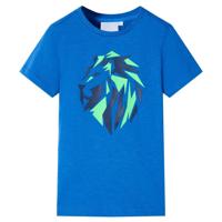 Kindershirt 140 blauw - thumbnail