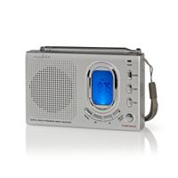 Nedis RDWR1000GY Fm-radio 1,5w Wereldontvanger Alarmfunctie Grijs - thumbnail