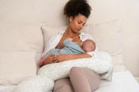 Zwangerschaps- en borstvoedingskussen B.LOVE XXL BABYMOOV Oeko-Tex? groen - thumbnail