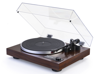 Dual CS 518 Manuele hifi- draaitafel - Walnoot