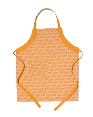 HEMA Keukenschort - chambray katoen - okergeel croissant (okergeel)