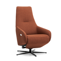 Sta-op Stoel A-100 Oranje Stof - thumbnail