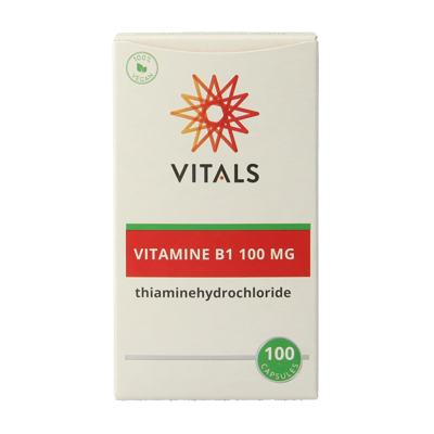 Vitals Vitamine B1 100mg Capsules Vitals Vitamine B1 100mg Capsules