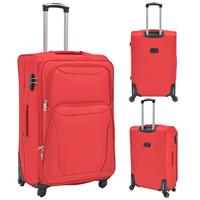 VidaXL Trolleyset rood 3-delig - thumbnail