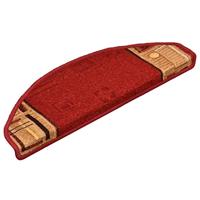 VidaXL Trapmatten zelfklevend 5 st 65x21x4 cm rood - thumbnail