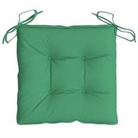 Stoelkussens 2 st 40x40x7 cm oxford stof groen - thumbnail