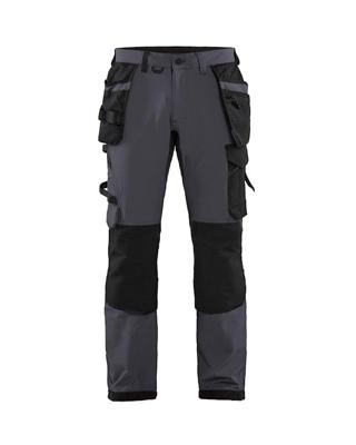 Blåkläder Werkbroek met 4-weg stretch 15221645 | Medium Grijs/Zwart | Maat 52 - 7330509723722 Blåkläder Werkbroek met 4-weg stretch 15221645 | Medium Grijs/Zwart | Maat 52 - 7330509723722
