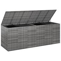 Tuinbox 291x100,5x104 cm polyetheen rattan grijs - thumbnail