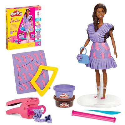 Play-Doh Barbie Fashionista Stijl Boetseerklei Set