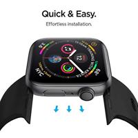 Spigen Silicone Fit Bandje Compatibel met Apple Watch Ultra 2/1 49mm, Serie 10 46mm en Serie 9/8/7/6/5/4/SE 45mm,44mm Strap - Zwart - thumbnail