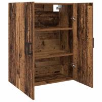 Wandkast 2 pcs Oudhout 69,5 x 34 x 90 cm Bewerkt hout - thumbnail