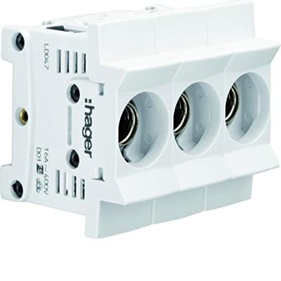 Hager LD047 Neozed zekeringhouder Afmeting zekering : D01 16 A 400 V 1 stuk(s) Hager LD047 Neozed zekeringhouder Afmeting zekering : D01 16 A 400 V 1 stuk(s)