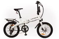 Littium Ibiza Dogma 04 Elektrische Vouwfiets 10,4AH - Wit - thumbnail