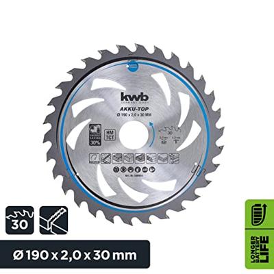Cirkelzaagblad hm 190x30 69m II KWB - Kwb