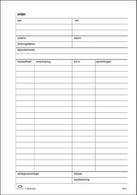 Atlanta by Jalema orderformulieren zelfkopiërend