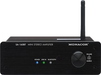 Monacor SA-160BT Stereoversterker 2 x 60 W