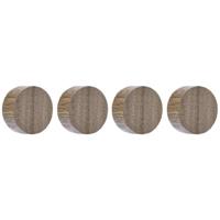 magnetoplan Magneet Circle (Ø) 30 mm Walnoot 4 stuk(s) 1665451 - thumbnail