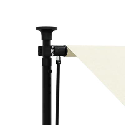 VidaXL Luifel uittrekbaar 250x150 cm stof en staal crèmekleurig