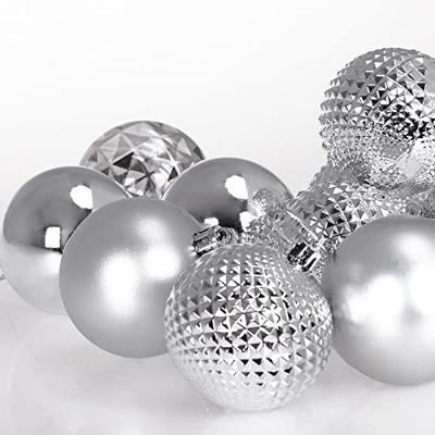 Kerstboom decoraties - Set van 66 - zilver