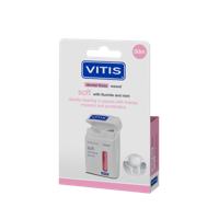 Vitis Floss soft waxed expanding fluor roze 50 meter 1 Stuks - thumbnail