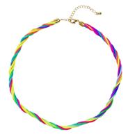 Neon ketting multikleur - thumbnail